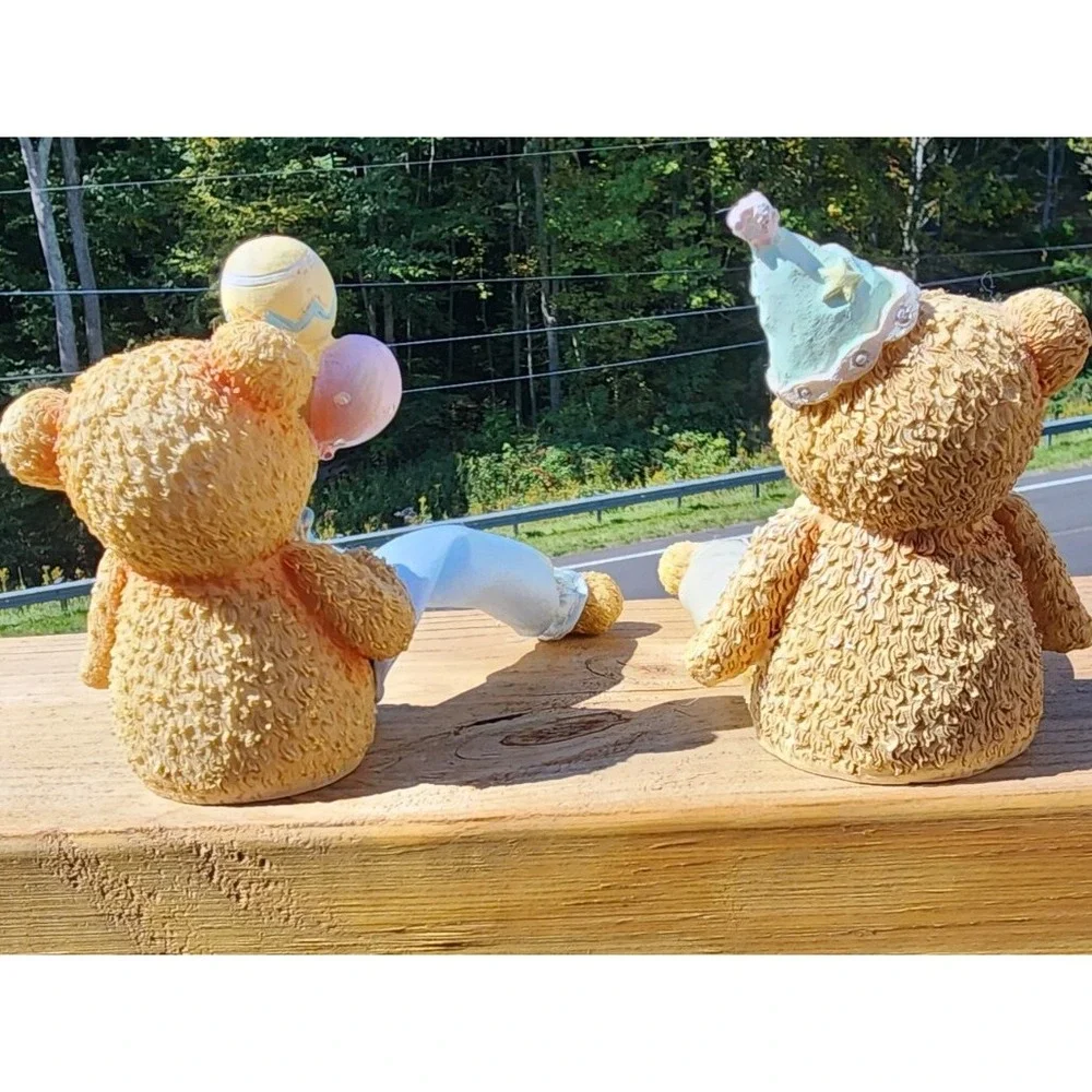 Very Rare Celebration Teddy Bear‎ Shelf Sitters Set Of 2
